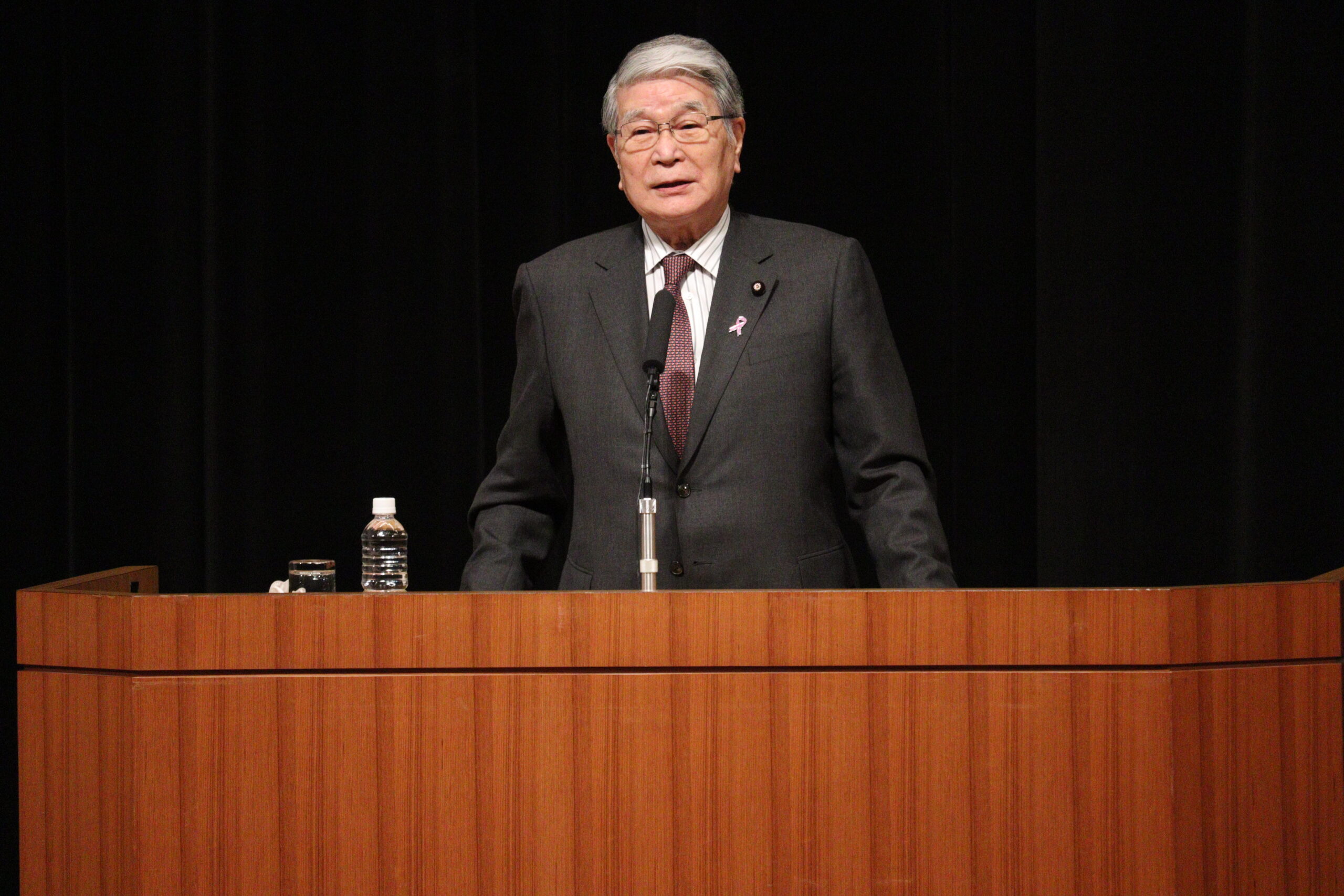 野中あつし農林水産副大臣就任報告会・時局講演会 参議院議員 野村哲郎(のむらてつろう)